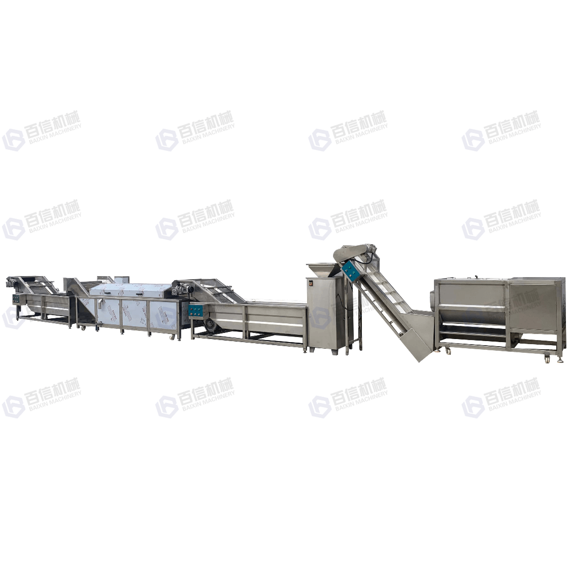 cleaning and peeling machine